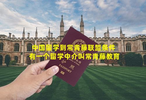 中国留学到常青藤联盟条件 有一个留学中介叫常青藤教育